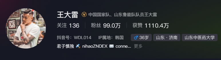  事出突然？泰山賽前幾小時亞冠退賽，王大雷社媒IP還顯示在韓國