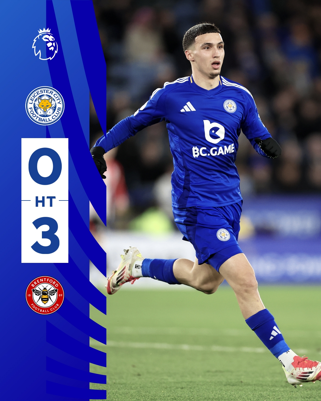  半場0-3！萊斯特若不進(jìn)球輸球，將主場6連敗0進(jìn)球創(chuàng)歷史最糟戰(zhàn)績