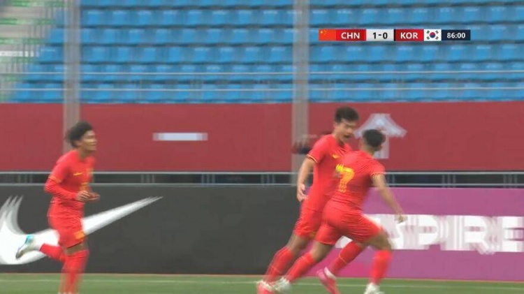  U22國(guó)足1-0韓國(guó)全場(chǎng)數(shù)據(jù)：控球率49%落后韓國(guó)，10射7正領(lǐng)先對(duì)手