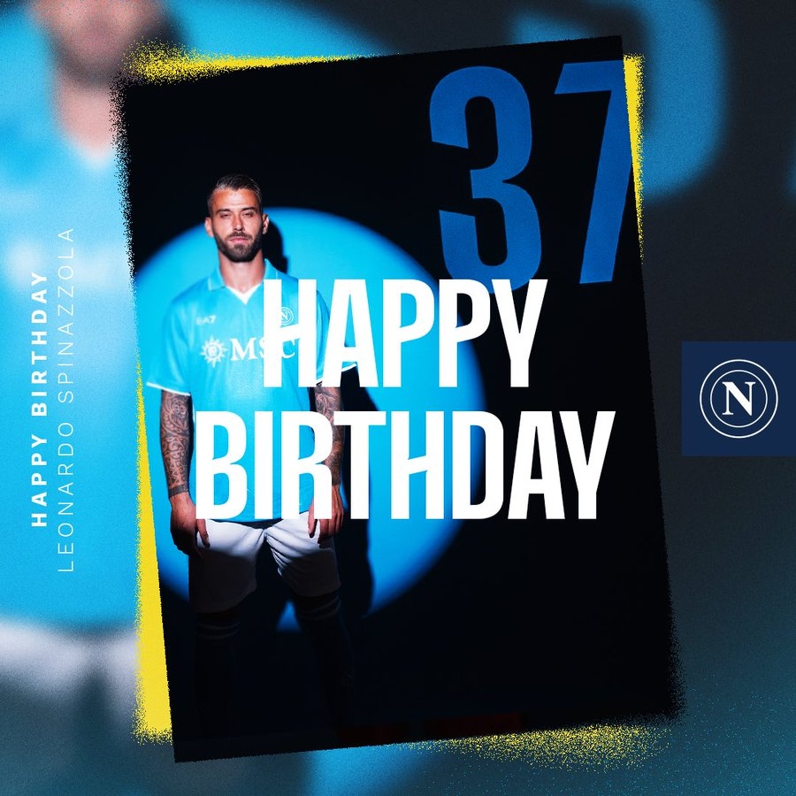  生日快樂！那不勒斯官方發(fā)文慶祝斯皮納佐拉32歲生日